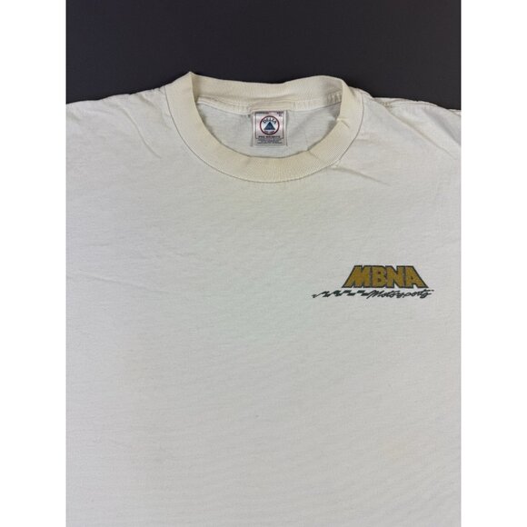 Rare Vintage Y2K Nascar MBNA Motorsports Car Racing Pure Adrenaline Promo Shirt - Picture 4 of 9